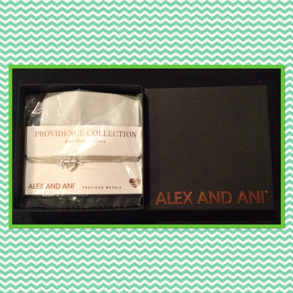 Alex and Ani anchor pull chain necklace - Picture 2 of 3